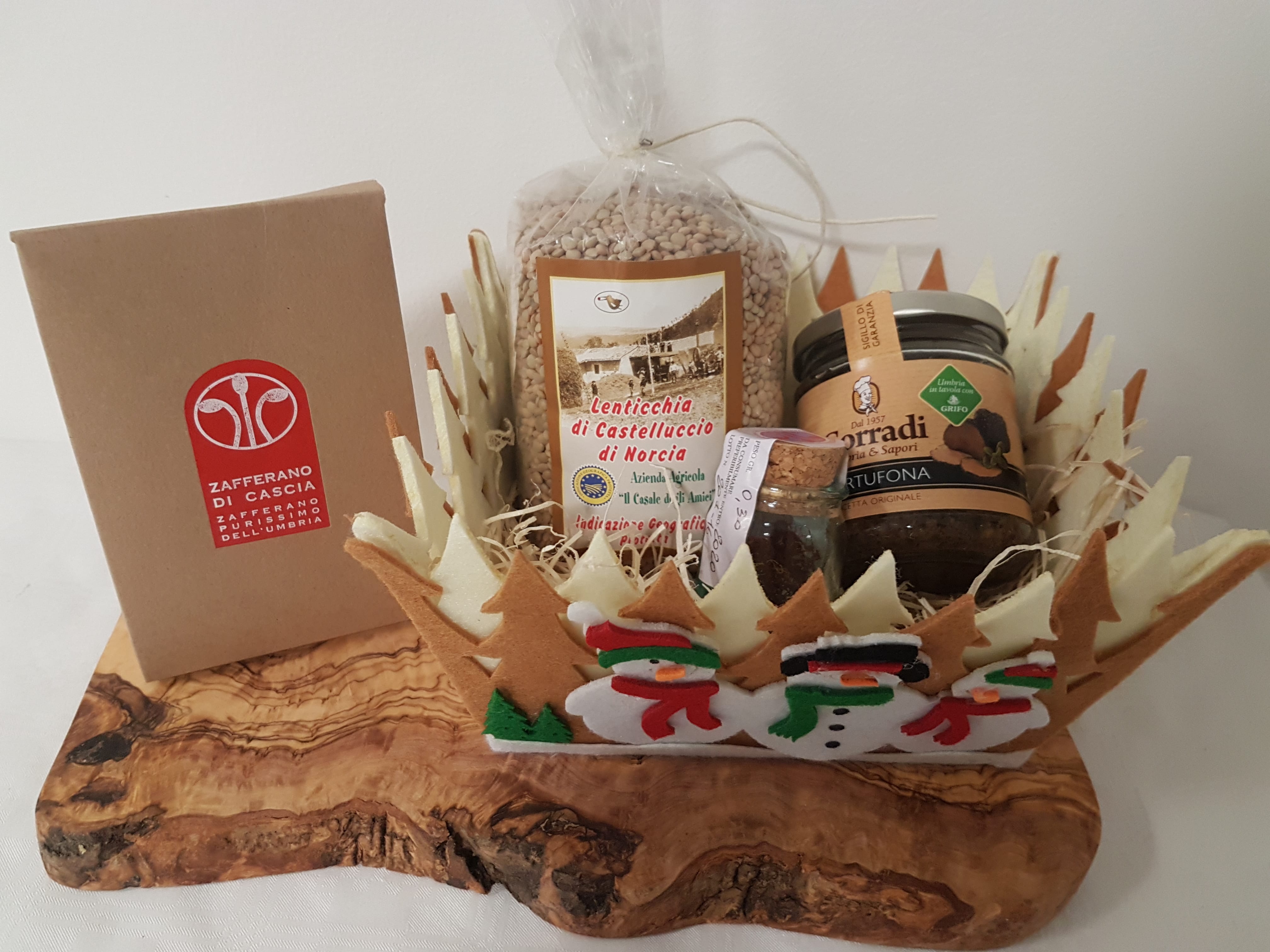 Confezione Cestino Natale Tris